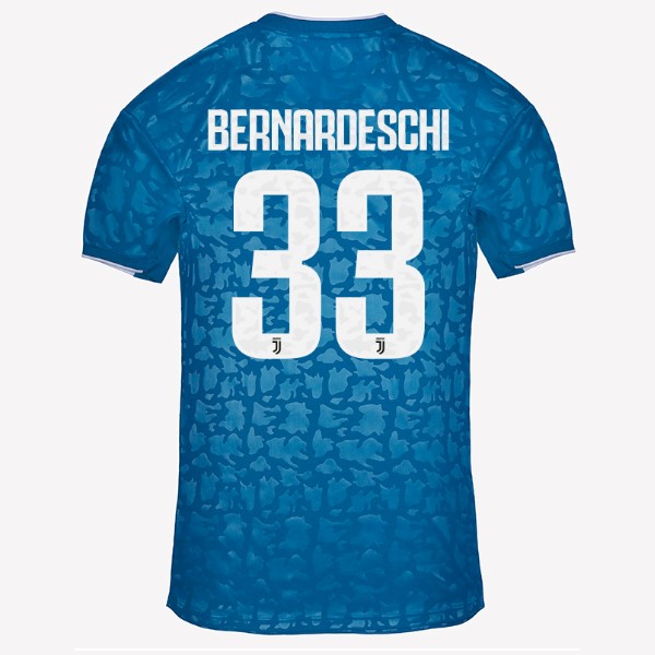 Camiseta Juventus NO.33 Bernaroeschi 3ª Kit 2019 2020 Azul